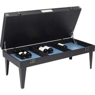 KARE Design Couchtisch Collector Schwarz 122x55cm  