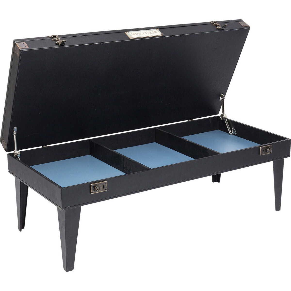 KARE Design Table basse Collector Noir 122x55cm  