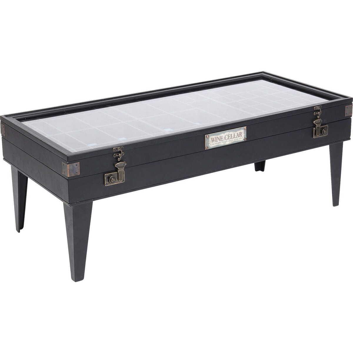 KARE Design Table basse Collector Noir 122x55cm  