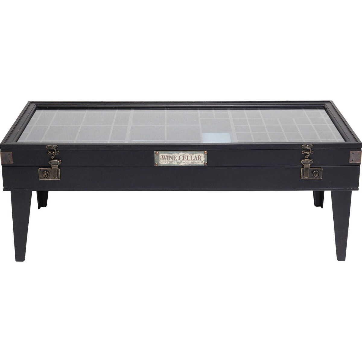 KARE Design Table basse Collector Noir 122x55cm  