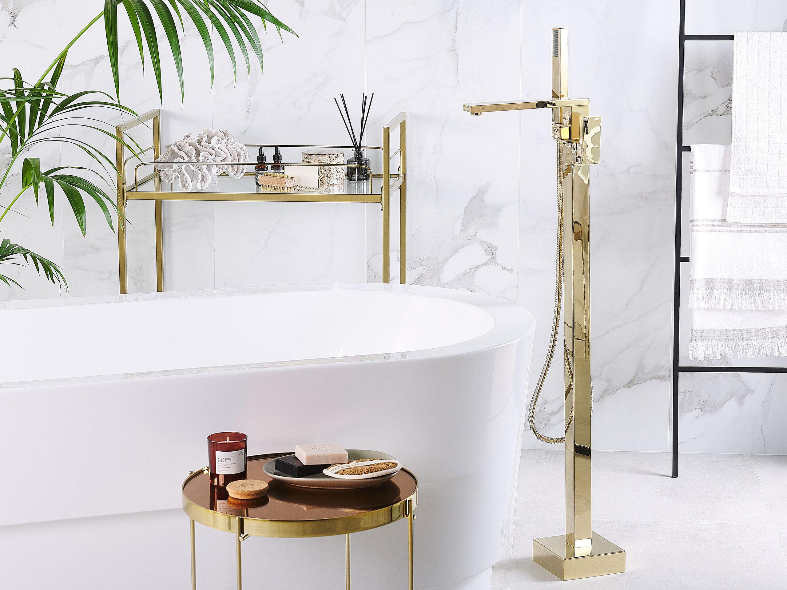 Beliani Robinet de baignoire en Matière synthétique Moderne DELLA  