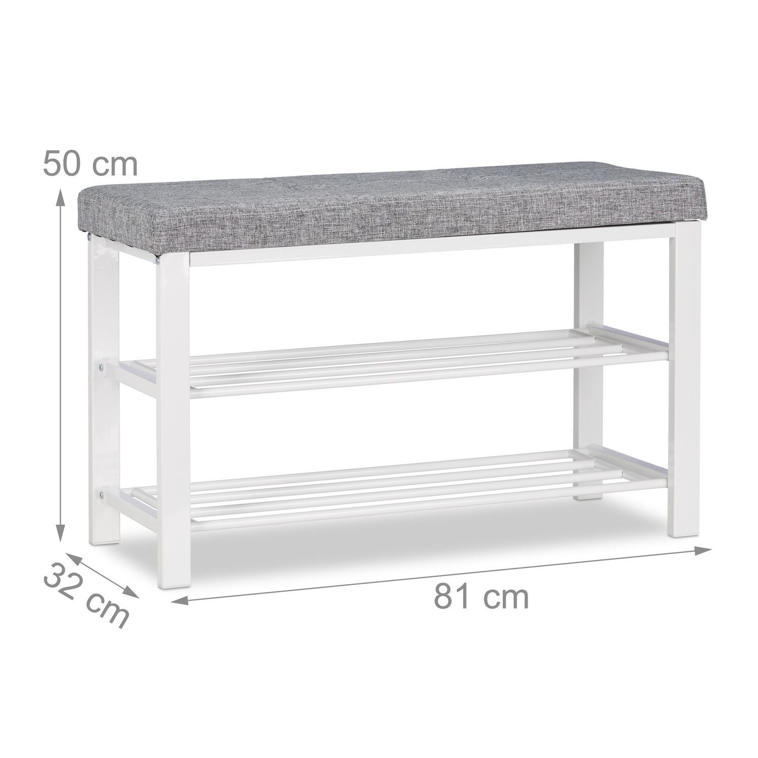 Northix Schuhbank mit Polsterung  