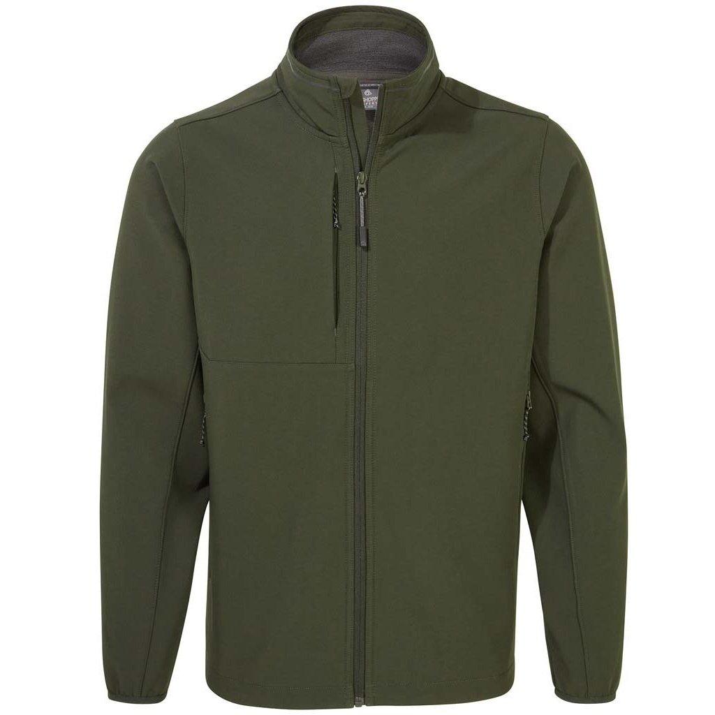 Image of Expert Basecamp Softshelljacke Herren Dunkelgrün XXL