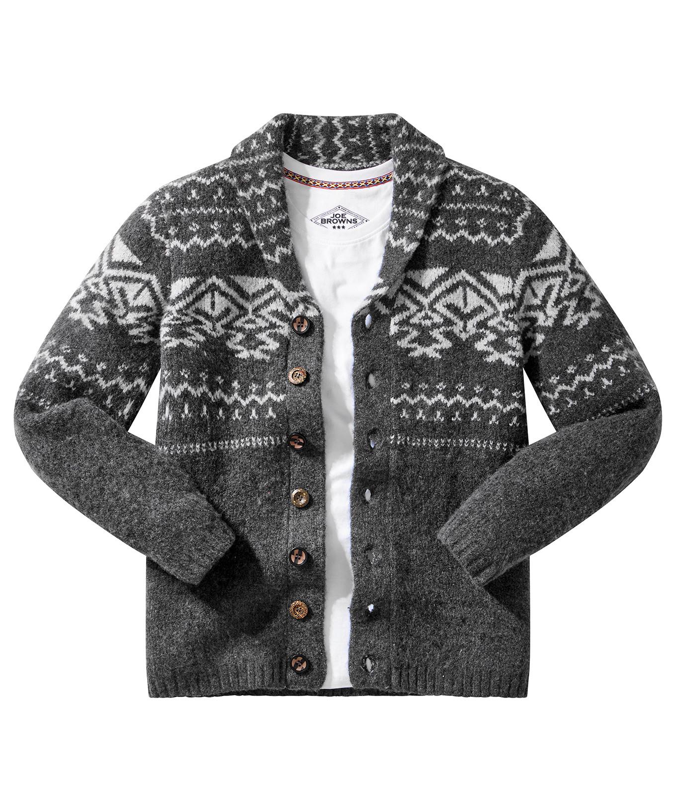 Joe Browns Cardigan lavorato a maglia alla moda con bottoni  