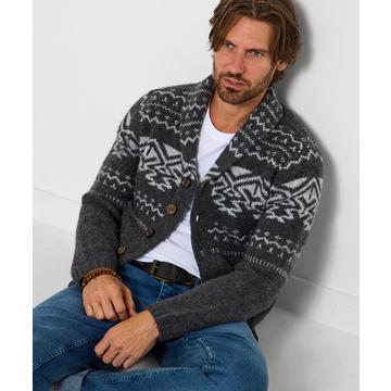 Modische Strickjacke mit Knöpfen