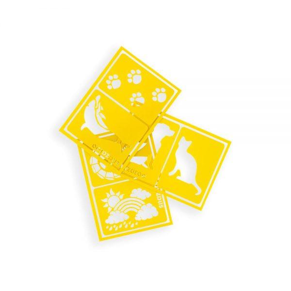 Snazaroo  Snazaroo 1198012 stencil e lettering Giallo 