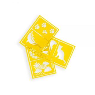 Snazaroo  Snazaroo 1198012 stencil e lettering Giallo 