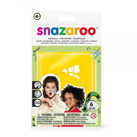 Snazaroo  Snazaroo 1198012 stencil e lettering Giallo 