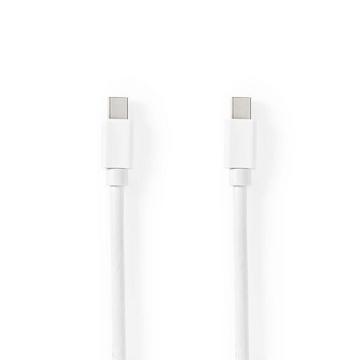 Câble mini DisplayPort | DisplayPort 1.4 | Mini DisplayPort Hane | Mini DisplayPort Hane | 48 Gbps | Nickelplaterad | 2.00 m | Rond | PVC | Vit | Blister