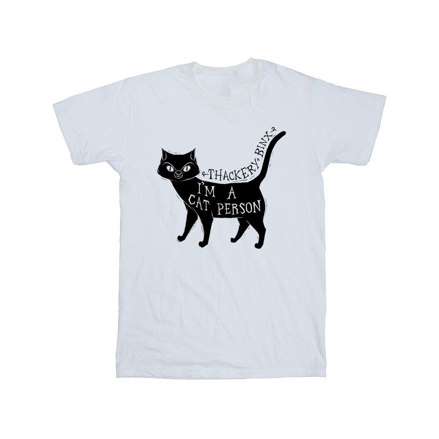 Image of Hocus Pocus A Cat Person Tshirt Unisex Weiss 104