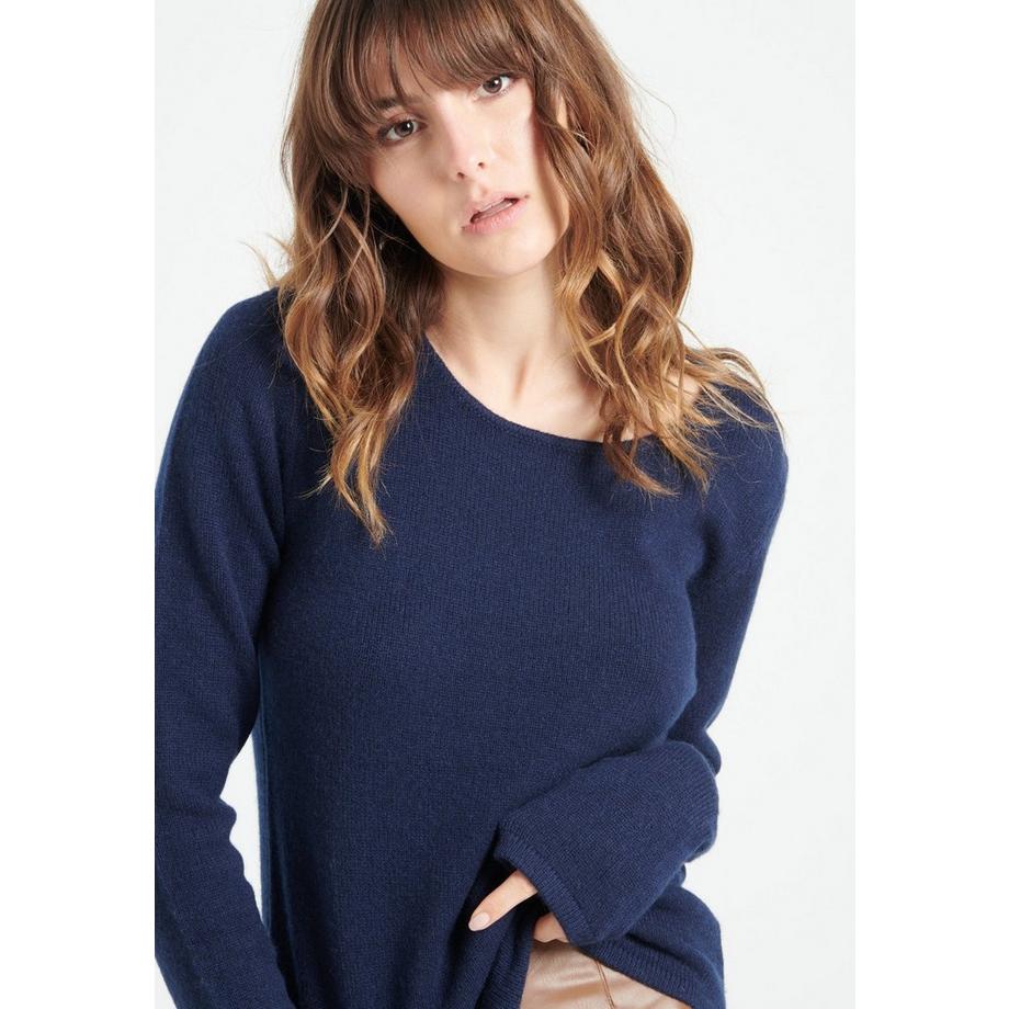 Studio Cashmere8 LILLY 18 Pull Col Bateau Cachemire  