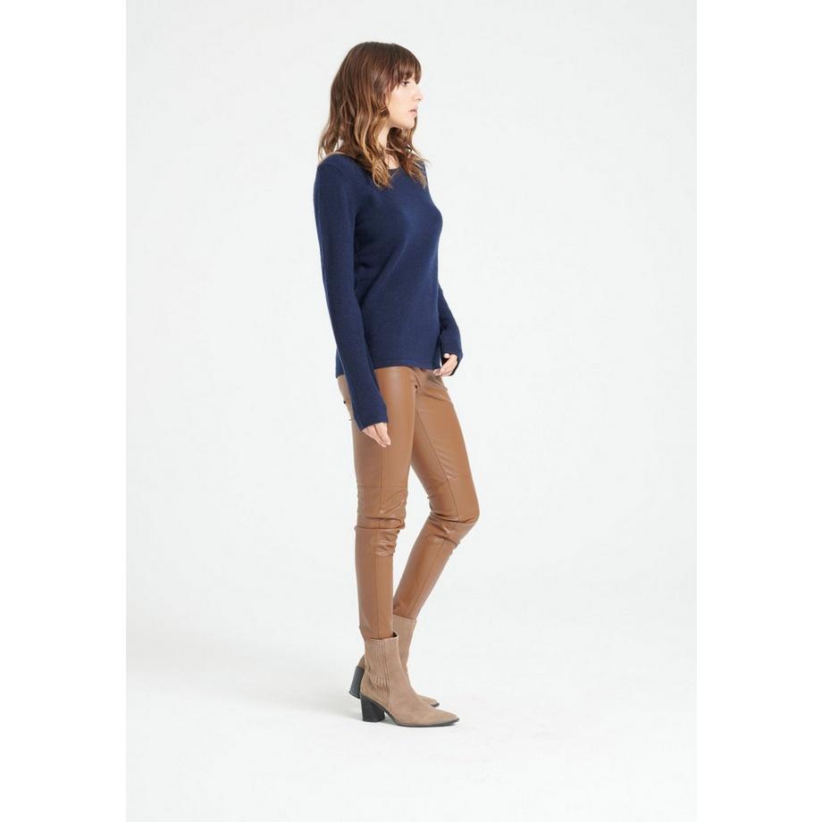 Studio Cashmere8 LILLY 18 Pull Col Bateau Cachemire  