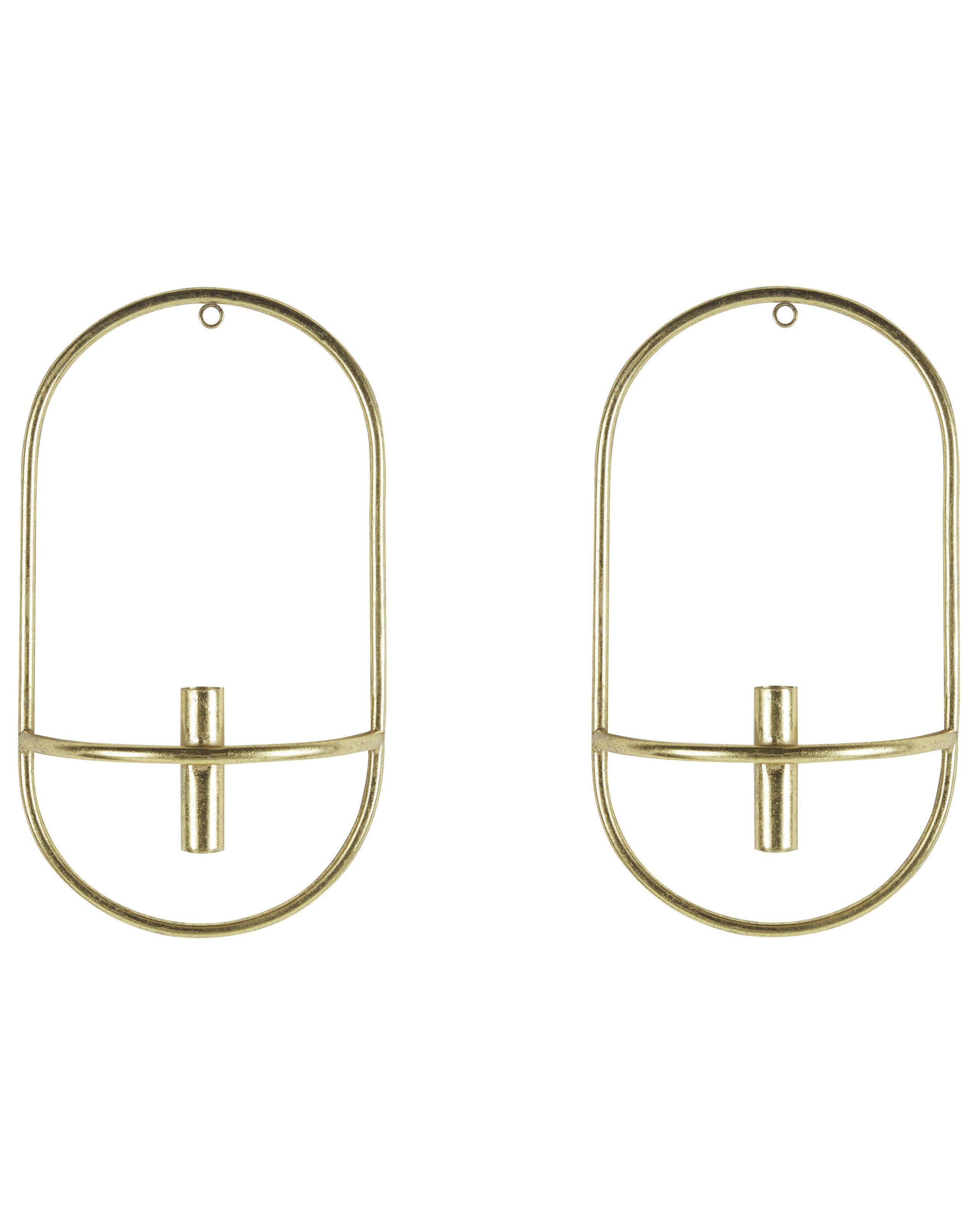 Image of Dekoration Aus Eisen Industriell Caviana Unisex Gelbgold ONE SIZE
