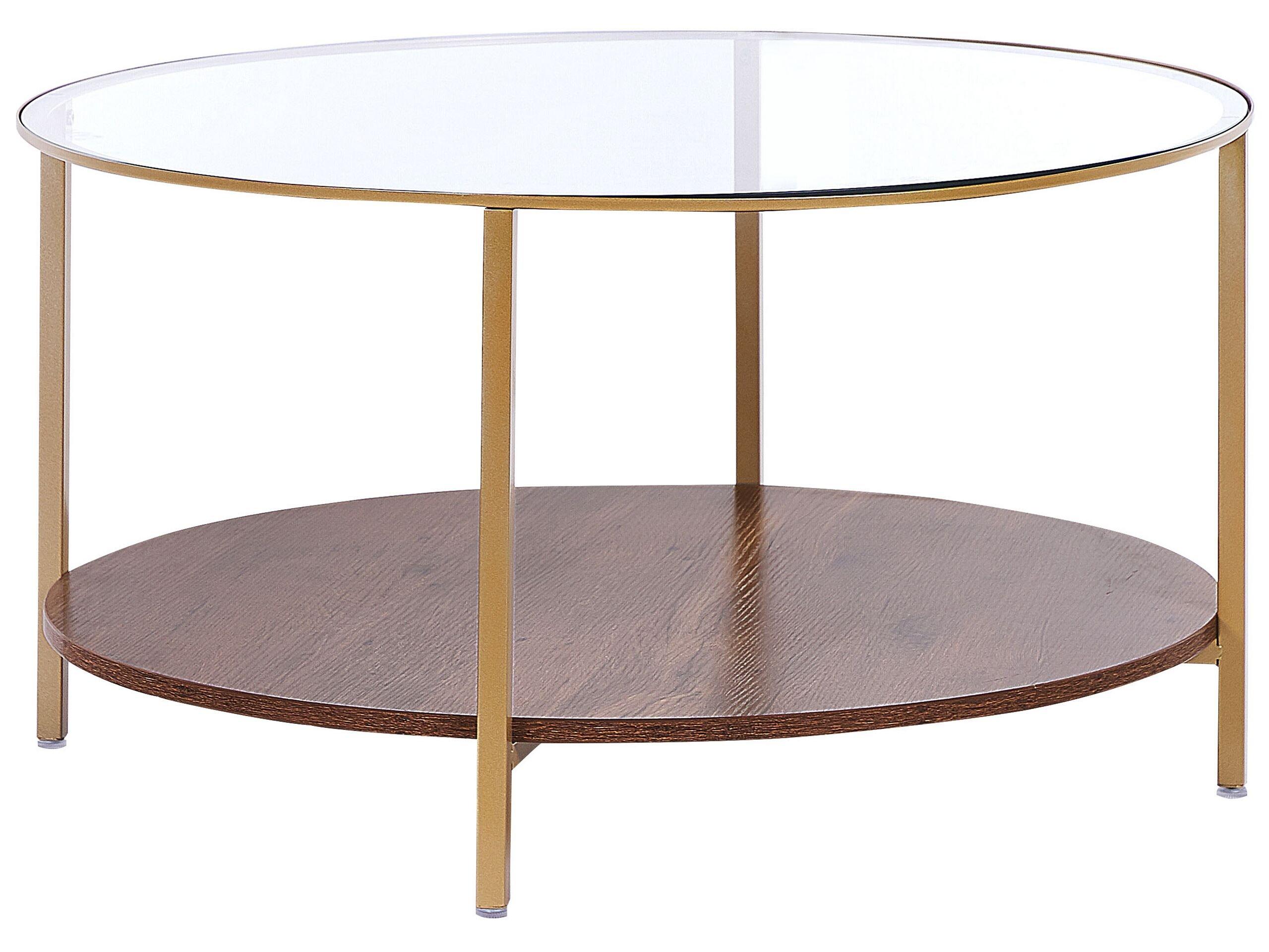 Beliani Table basse en Verre de sécurité Moderne LIBBY  