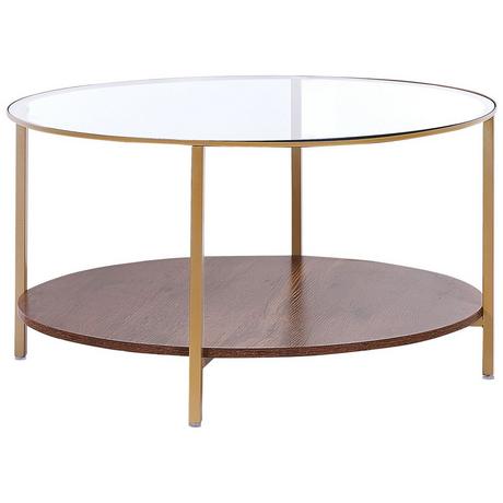 Beliani Table basse en Verre de sécurité Moderne LIBBY  