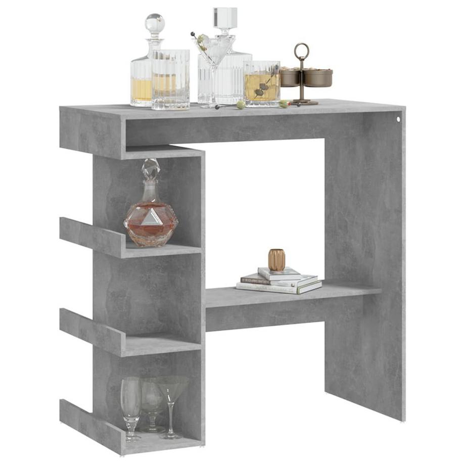 VidaXL Table de bar bois d'ingénierie  
