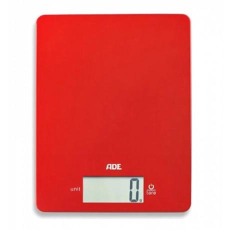ADE ADE KE 1800-1 bilancia da cucina Rosso Superficie piana Rettangolo Bilancia da cucina elettronica  