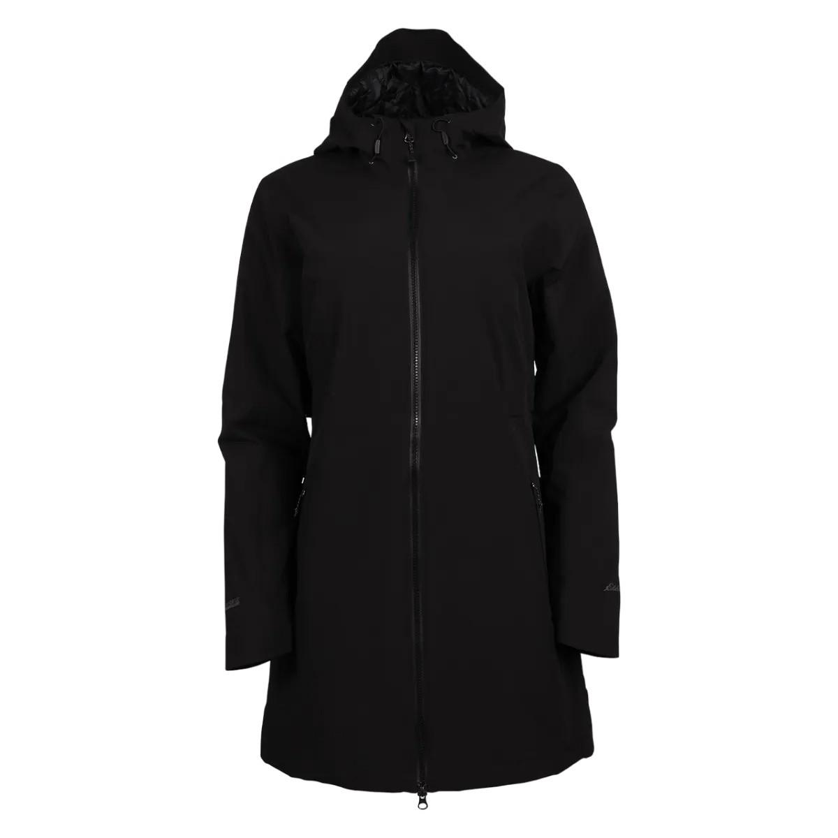 Image of Cloud Cap Trenchcoat Isoliert Unisex Schwarz L