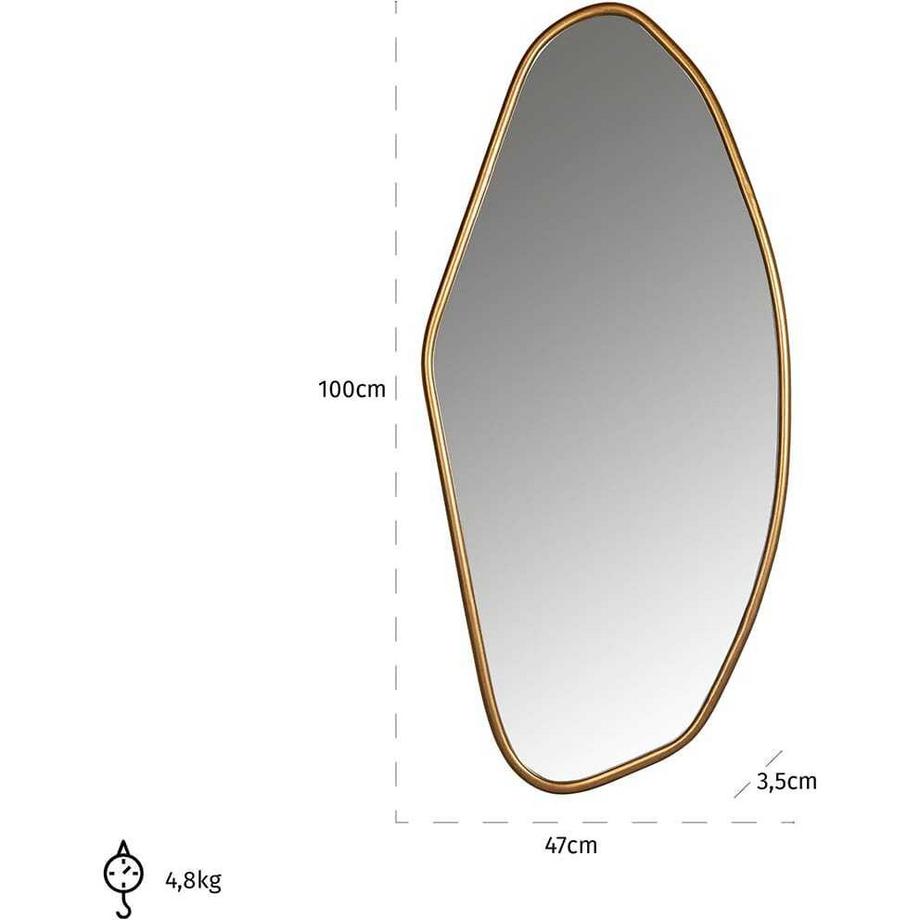 mutoni Spiegel Eldon gold 47x100  