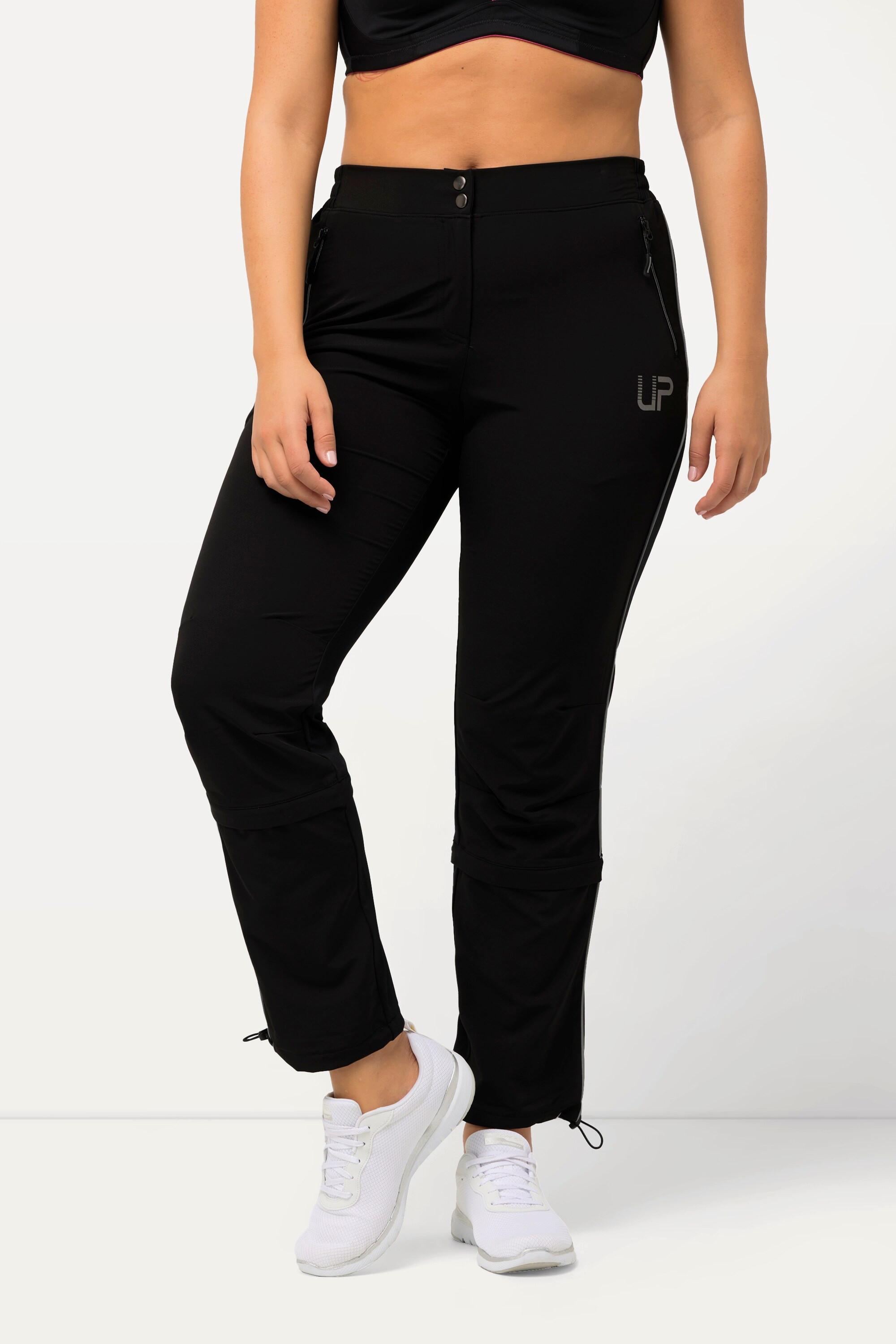 Ulla Popken  Pantalon technique imperméable, tissu Powerstretch, ceinture élastique 