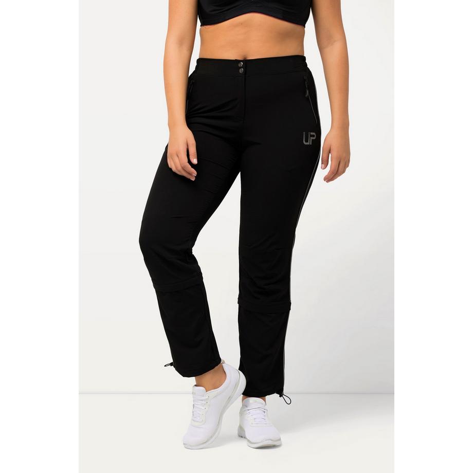 Ulla Popken Pantaloni funzionali Powerstretch idrorepellenti con cintura elastica  