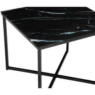 mutoni Tavolino in marmo nero 50x50  