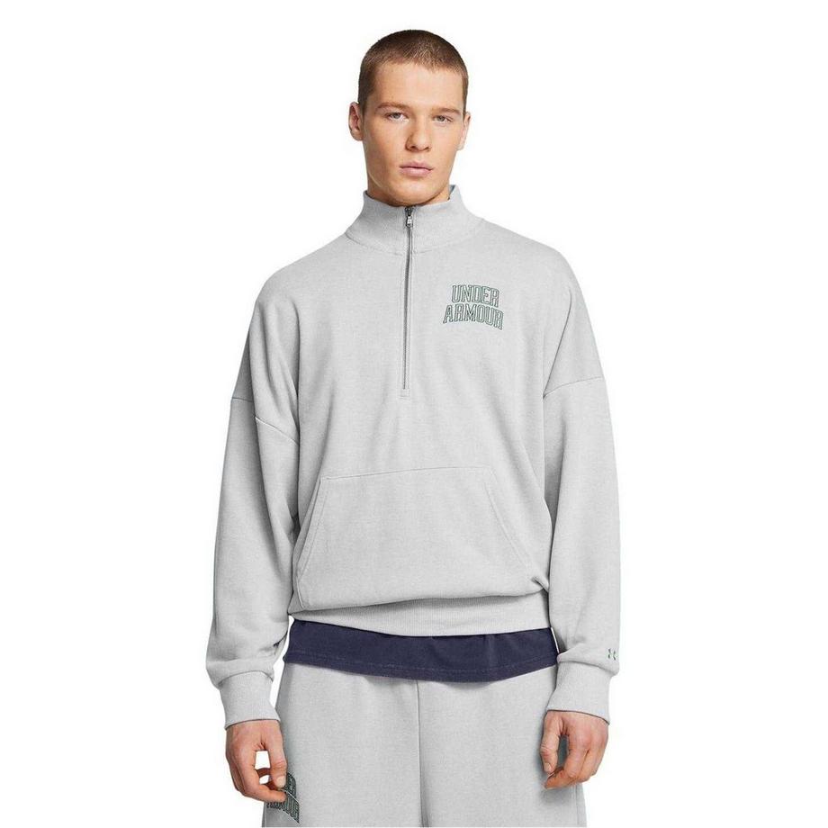 UNDER ARMOUR Felpa Icon con cerniera ad un quarto vestibilità rilassata  