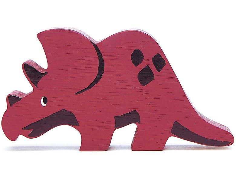 Tender Leaf Toys  Holztier Triceratops 