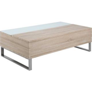 mutoni Table basse Sanders chêne blanc 110x60x35  