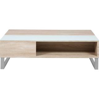 mutoni Table basse Sanders chêne blanc 110x60x35  