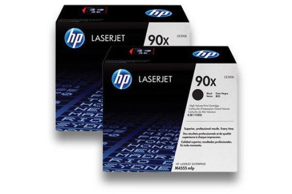 Hewlett-Packard  HP Toner-Modul 90X schwarz CE390XD LaserJet M4555 2 Stück 