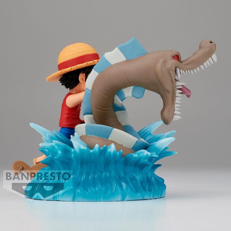 Banpresto  One Piece Log Stories Monkey D Luffy vs Local Sea figurine 7cm 