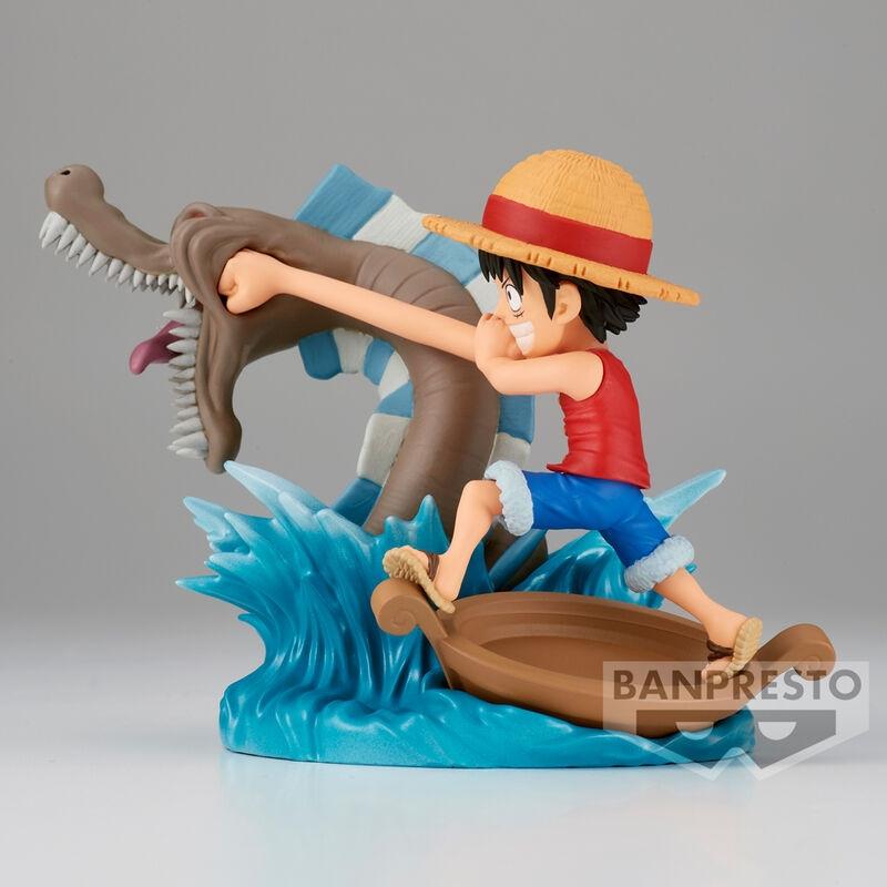 Banpresto  One Piece Log Stories Monkey D Luffy vs Local Sea figurine 7cm 