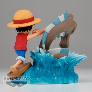 Banpresto  One Piece Log Stories Monkey D Luffy vs Local Sea figura 7 cm 