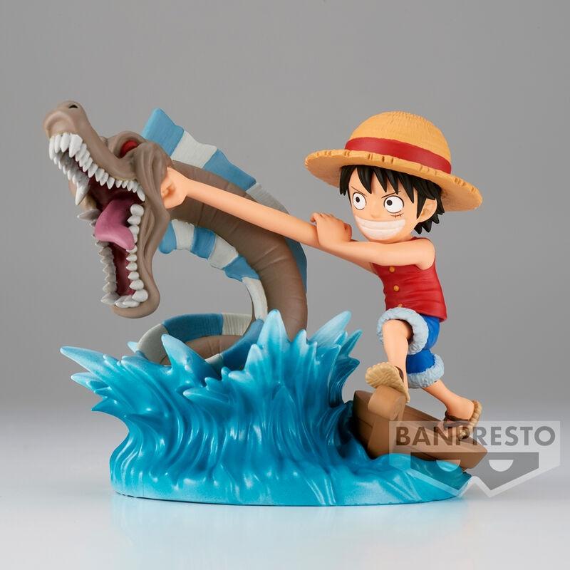 Banpresto  One Piece Log Stories Monkey D Luffy vs Local Sea figura 7 cm 