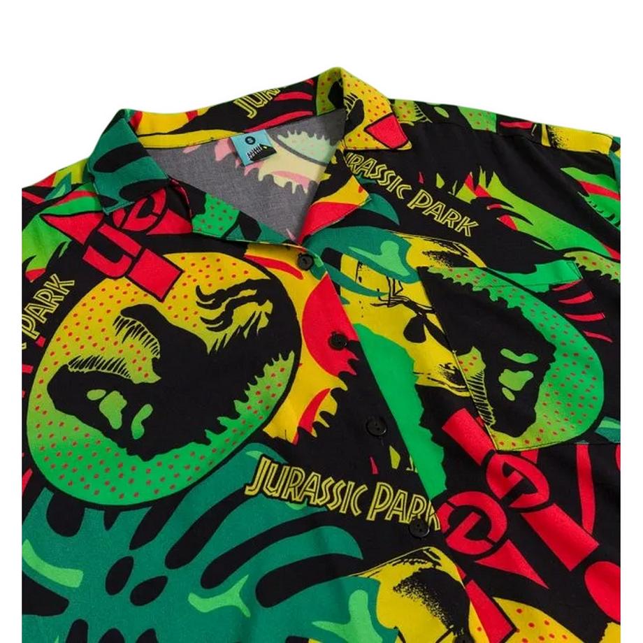 Jurassic Park Button Down Kurzarmhemd  