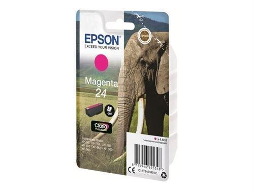 EPSON  Elephant Singlepack Magenta 24 Claria Photo HD Ink 