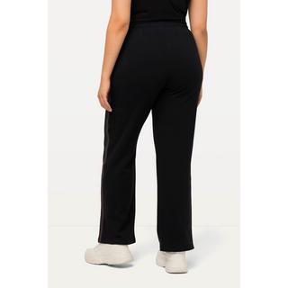 Ulla Popken  Pantalon de jogging à ceinture élastique et poches zippées, bande réfléchissante 