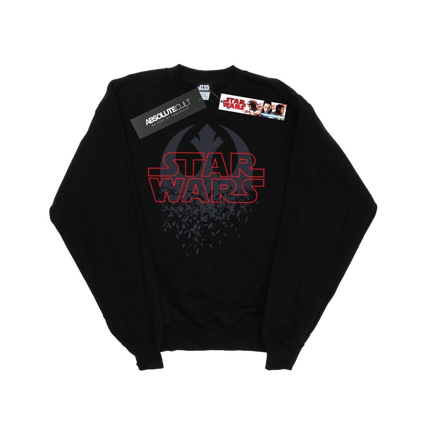 Image of The Last Jedi Shattered Emblem Sweatshirt Damen Schwarz XL