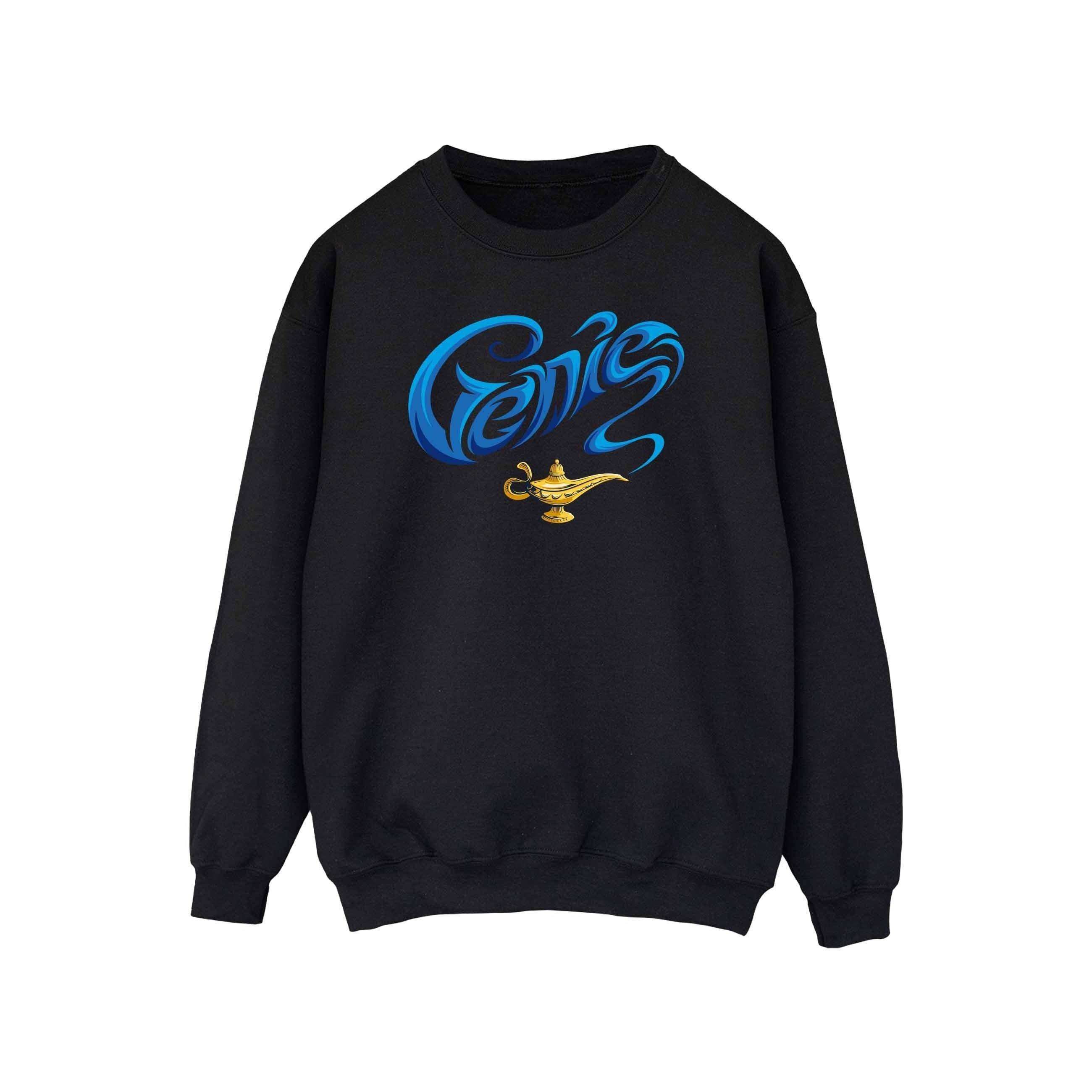 Image of Aladdin Movie Genie Lamp Sweatshirt Damen Schwarz M