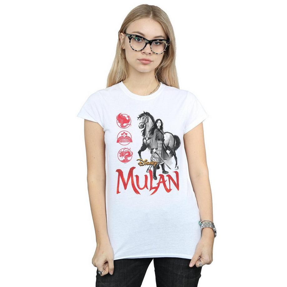 Disney Mulan T-shirt Imprimé Graphique  