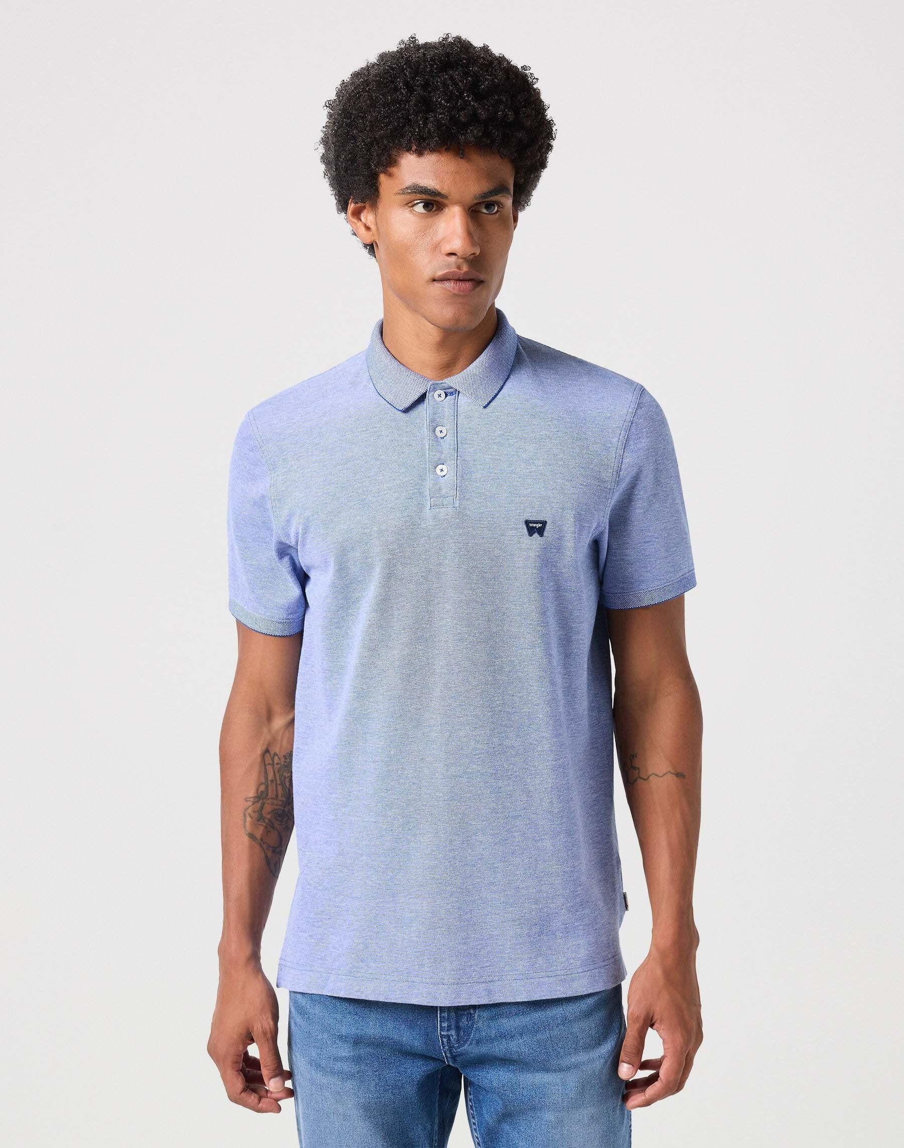 Image of Polos Refined Polo Shirt Herren Hellblau S