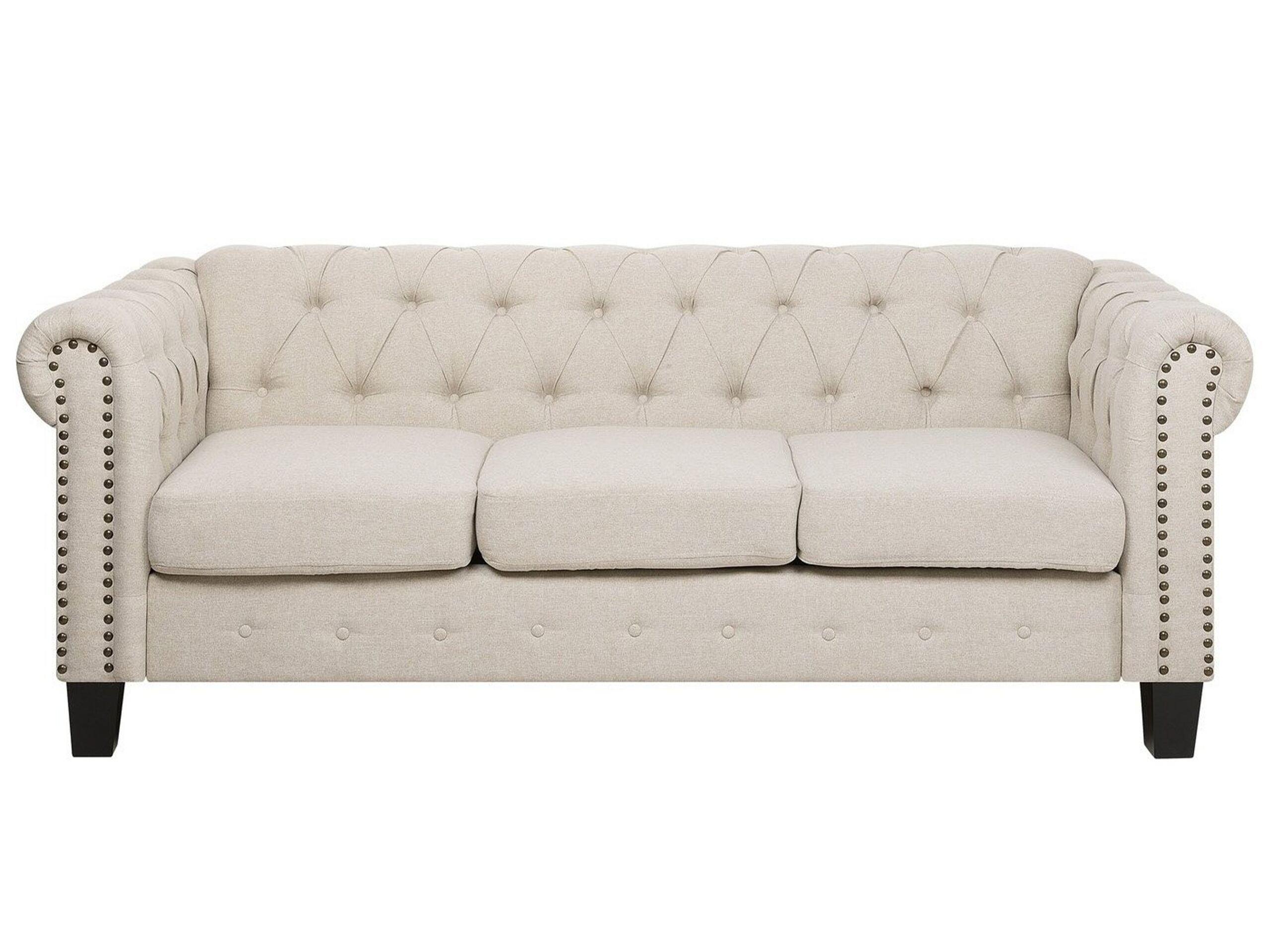 Image of 3 Sitzer Sofa aus Polyester Industriell CHESTERFIELD 3 Sitzer Sofa aus Polyester Industriell CHESTERFIELD