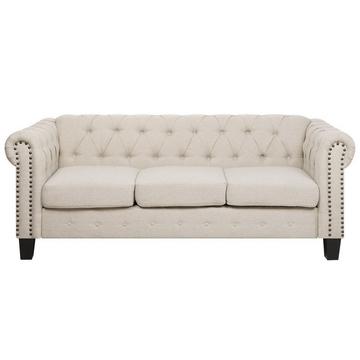 Canapé 3 places en Tissu Industriel CHESTERFIELD
