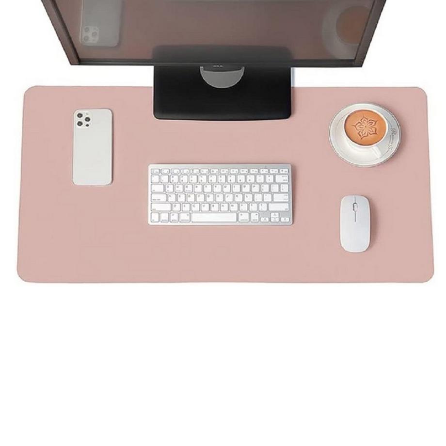 Northio  Große Schreibtischunterlage – Rosa – Kunstleder 