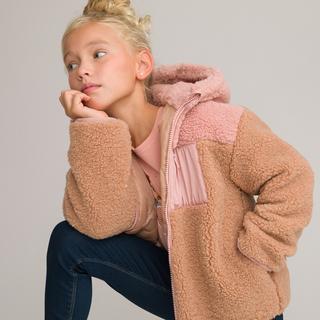 La Redoute Collections  Blouson à capuche en sherpa 