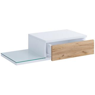 VCM Holz Wandschublade Nachtschrank Wandboard Schublade Konsole Nachttisch Konsila L  