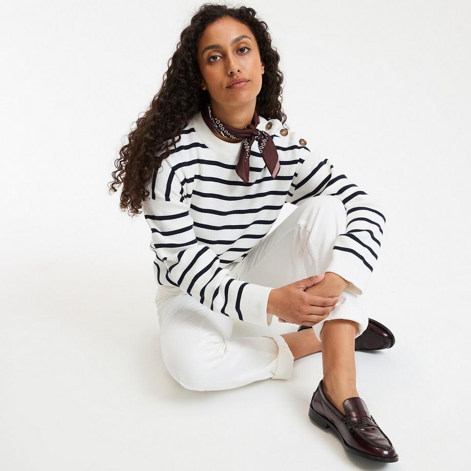 La Redoute Collections Matrosenpullover reine Baumwolle  