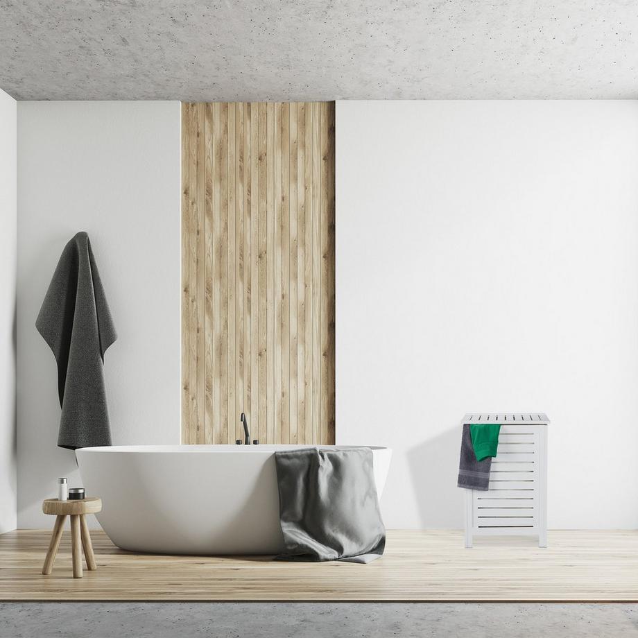 B2X Buanderie en bois de pin blanc  