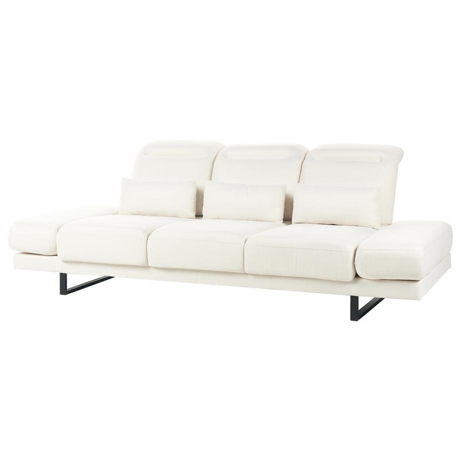 Beliani 3 Sitzer Sofa aus Stoff  IKAST  